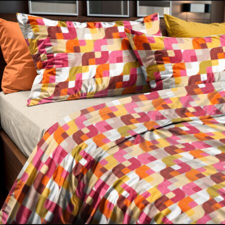 Completo lenzuola GRECALE Corallo