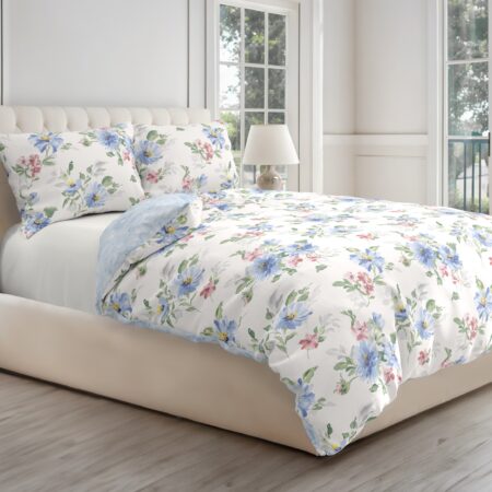 Parure copripiumino LEVANTE Celeste