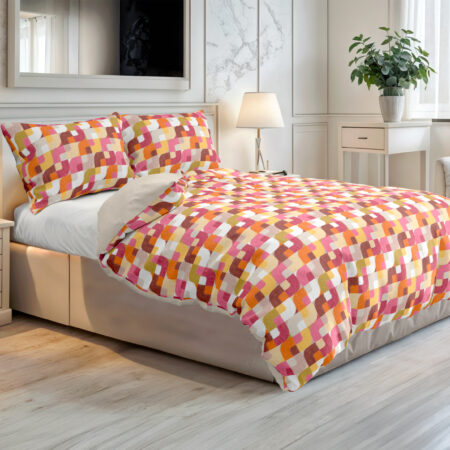 Parure copripiumino GRECALE Corallo